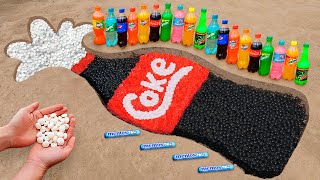 DIY Giant Coca Cola and Mentos Bottle with Orbeez Underground [upl. by Julianne564]