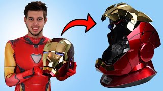 Working Realistic IronMan Helmet Review Unboxing and Impressions  MK5 [upl. by Alby17]