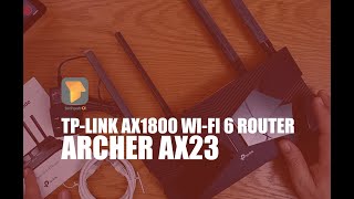 NEW TP Link Archer AX23 AX1800 WiFi 6 Router [upl. by Snowber]