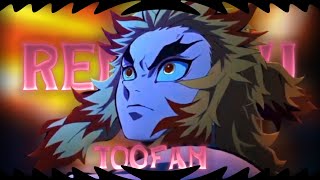 rengoku x toofan malayalam edit alight motionedit amv [upl. by Yrret]