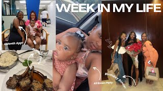 REALISTIC WEEK IN MY LIFE💖  Baby Doctor Appointment Target Runs Dinner Party amp MORE  MOM VLOG [upl. by Okorih]