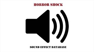 Horror Shock Sound Effect [upl. by Chester]