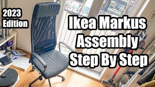 Ikea Markus Office Chair Assembly From Start To Finish 2024 [upl. by Drescher848]