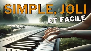 Cest simple et cest joli pour un arpège facile au piano  apprendrelepiano débutant [upl. by Ieppet]