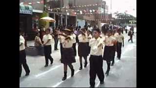 desfile escolar isabel flores de oliva alborada comas [upl. by Zebadiah]