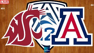 WASHINGTON STATE vs ARIZONA PAC 12 BASKETBALL LIVE GAME CAST amp CHAT [upl. by Buller]