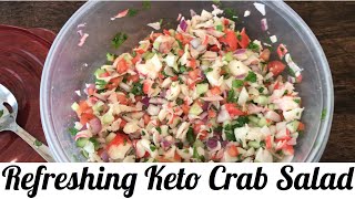 Delicious Keto Crab Salad [upl. by Rennerb]