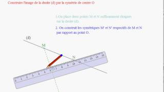 Construire le symétrique d’un point par rapport à une droite [upl. by Elletsyrk]