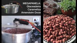 2kg Amendoim Doce  Panela para mexer cri cri amendoim crocante praliné Megapanela Glaceadeira [upl. by Ravert830]