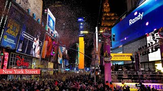 New York Times Square New Years Eve 2020 Countdown [upl. by Yenmor990]