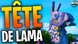 Comment Trouver et Aller voir 1 Statue de Pierre en Forme de Tête de Lama Lego Fortnite Emplacement [upl. by Savick241]