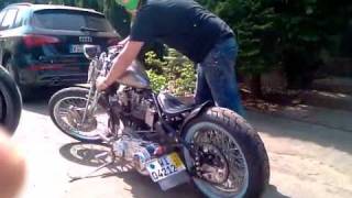 Rons shovelhead bobber kickstart part 2 [upl. by Atrice]