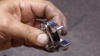 How To Make Awesome Mini Hand Vise From A Piece Of Metal [upl. by Karie]