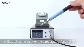 AiXun T3A amp T3AS Smart Soldering Station Operation Video [upl. by Aihsenet]