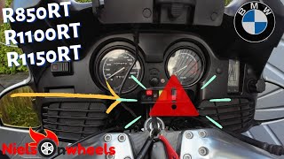 BMW Motorcycle Warning Light Diagnosis and Fix EASY DIY [upl. by Ahtiek]