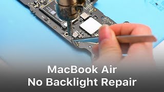 MacBook Air 2015 No Backlight Repair [upl. by Goeger]