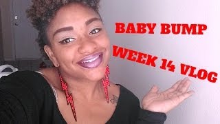 14 Weeks Pregnant Vlog ampBelly Shot [upl. by Terena]