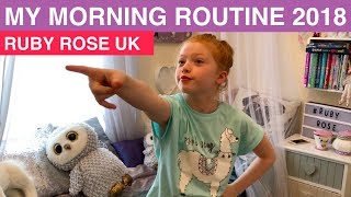 MY MORNING ROUTINE 2018  RUBY ROSE UK [upl. by Soinski]