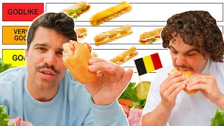 THE ULTIMATE BROODJES TIER LIST 🥖🇧🇪 BELGIAN SANDWICH CULTURE [upl. by Erdda]