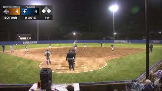 Faulkner vs Brewton Parker Softball DH [upl. by Sigmund130]