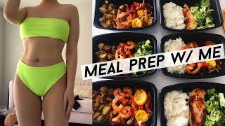 WEIGHT LOSS MEAL PREP WITH ME Healthy amp Fast [upl. by Ayrad]