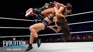 FULL MATCH  Ronda Rousey vs Nikki Bella  Raw Womens Championship WWE Evolution WWE Network [upl. by Kcirddor]