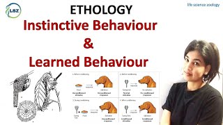 Instinctiveinnate behaviour and learned behaviour ethology animal behaviour [upl. by Fredrick16]