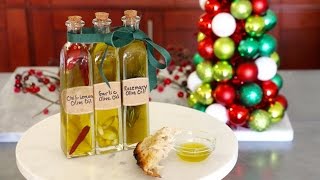 DIY Edible Christmas Gifts Infused Olive Oil  Kena Peay Day 2 [upl. by Streeter]