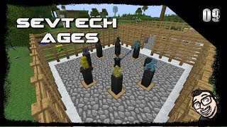 Sevtech Ages Minecraft EP9  Abyssalcraft Altar [upl. by Fitzger]