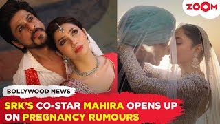 Shah Rukh Khan’s costar Mahira Khan BREAKS silence on pregnancy rumours amp her exit from an OTT show [upl. by Ffirahs]