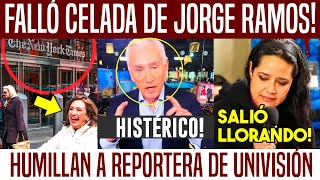 FALLA CELADA DE UNIVISIÓN HUMILLAN A JORGE RAMOS XÓCHITL ATACA AL CHAPUCERO SE PUSO HISTÉRICA [upl. by Hephzipa]