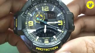 GShock GA1000 Digital Analog time adjustment [upl. by Yule339]