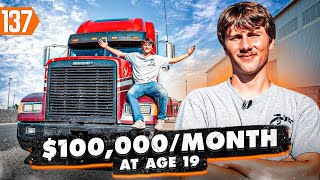 19 YearOld Starts a Trucking Business [upl. by Nyvrem632]