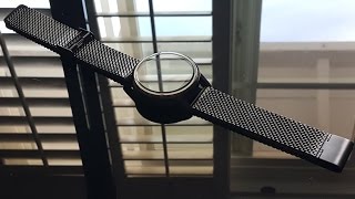 ThreeEggs Milanese Black Watch Strap Review [upl. by Euqinue]