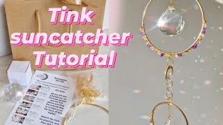 crystal suncatcher tutorial  how to make a crystal suncatcher  Tink DIY tutorial [upl. by Ebenezer790]