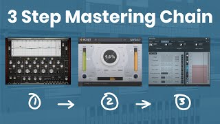 A SIMPLE 3 Step Mastering Chain That Actually Works 🔊 And Two Free Mastering Plugins [upl. by Ecirtaemed643]