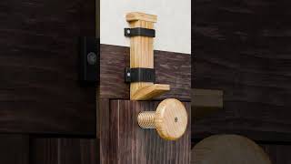 Child Safety Auto Lock Wooden Latch with Spring Opening Mechanism [upl. by Ignaz]