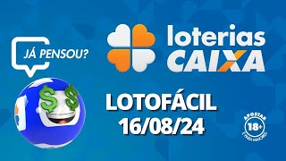 Resultado da Lotofácil  Concurso nº 3183  16082024 [upl. by Tootsie]