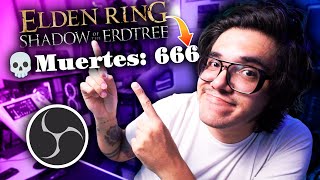 💀 COMO PONER UN CONTADOR DE MUERTES PARA ELDEN RING EN OBS  Tutorial Urbvic [upl. by Egamlat]