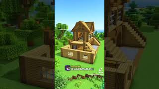 Minecraft House build and dont forget to follow hes TikTok Thank you i hope u like the video [upl. by Lalage]