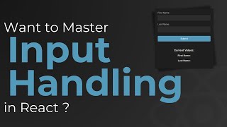 React input handling  07 [upl. by Ardnuassak823]