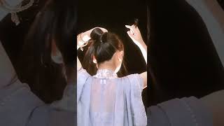 Elegant messy bun hairstyle hair hairstyle hairtutorial [upl. by Aivun]