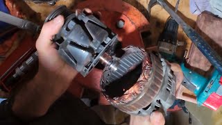 Replacing worn out Alternator Bearings  Navara D40 [upl. by Lemon506]