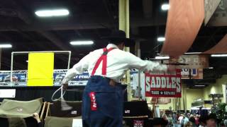 Tuffy the Clown Trick Roping Video [upl. by Mcclary235]