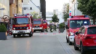 Feuerwehreinsatz in der Heidenheimer Grabenstraße [upl. by Ajidahk877]