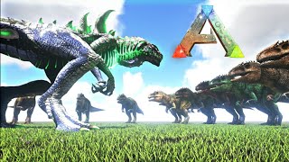 Ark Survival Evolved Godzilla Vs 20 Giganotosaurus Final Giga Level 2625 Treta Jurassica 3 [upl. by Citarella]