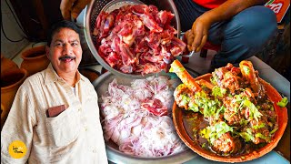 Prayagraj Fauji Uncle Ka Bihari Style Champaran Handi Mutton Making Rs 300 Only l Prayagraj Food [upl. by Anselme]