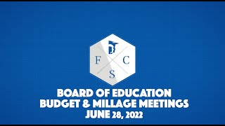 Forsyth County Schools Budget and Millage Meetings  June 28 2022 [upl. by Gney4]