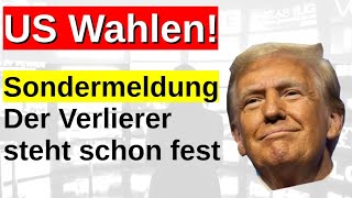 US Wahlen Verlierer steht fest Trump Harris Wahlumfrage Deutschland Ampel AUS Grüne Politik [upl. by Ryley]