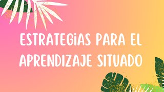 Estrategias para situaciones didácticas analíticosintéticas [upl. by Sremlahc]